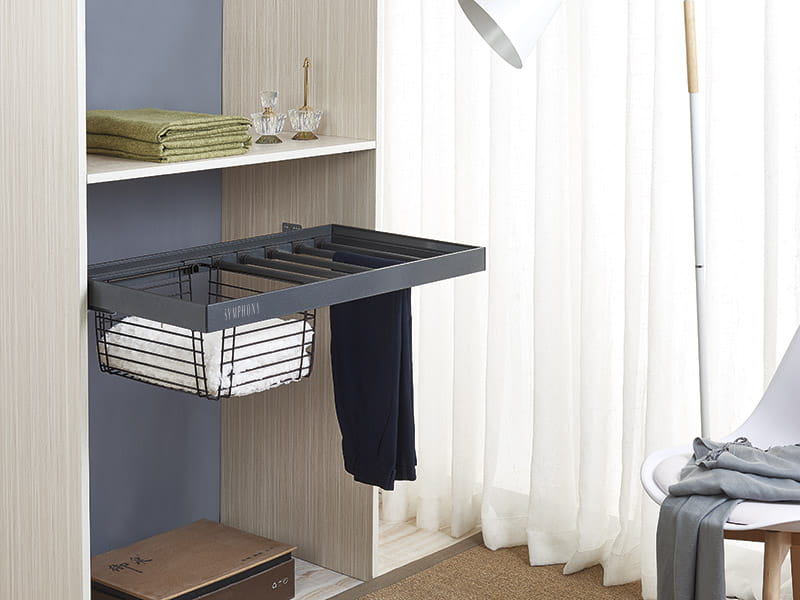 Trouser Hanger + Basket 800 SYMPHONY - Anthracite
