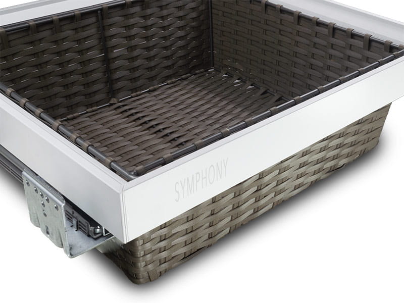 Rattan Basket 900 SYMPHONY - White