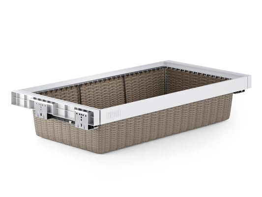 Rattan Basket 900 SYMPHONY - White