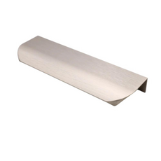 Edge Grip Round Profile Handle 160mm(180mm total length) - Brushed Steel