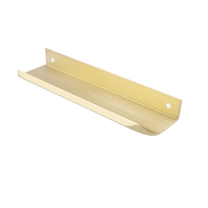 Edge Grip Round Profile Handle 160mm(180mm total length) - Matt Gold