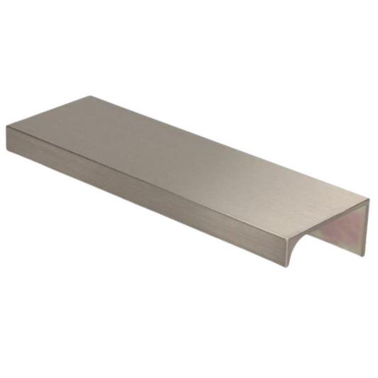 Edge Grip Round Profile Handle 416mm (436mm total length) - Brushed Steel
