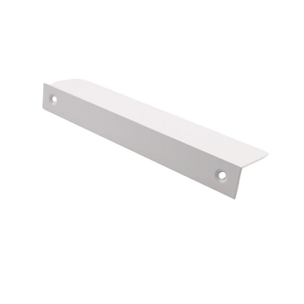 Edge Grip Round Profile Handle 256mm(276mm total length) - White