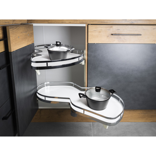 SUPLIMO 1200 Right White Corner Unit
