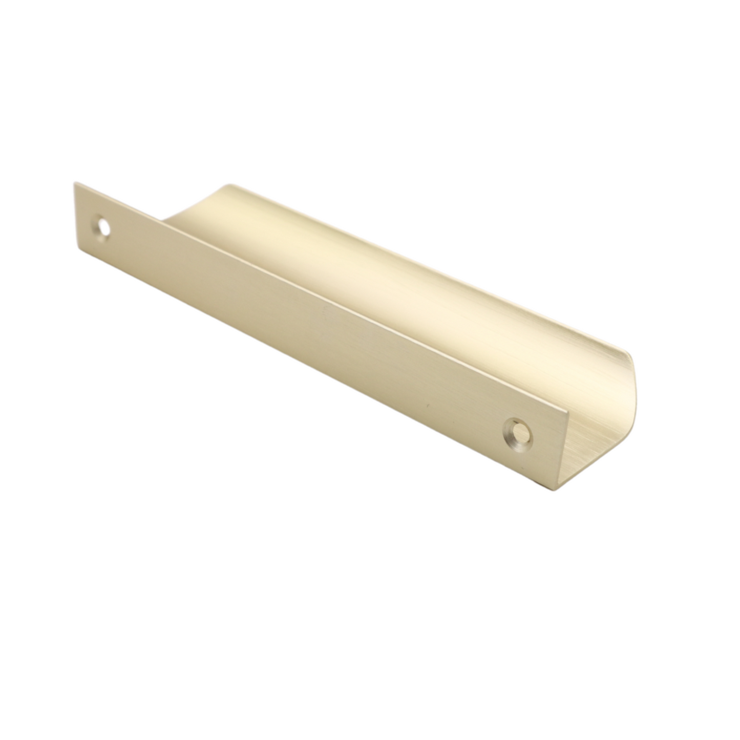 Edge Grip Round Profile Handle 160mm(180mm total length) - Matt Gold