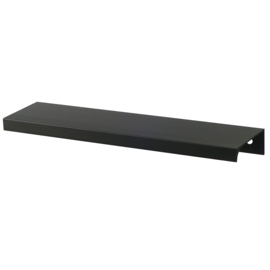 Edge Grip Round Profile Handle 128mm (148mm total length) - Black Matt