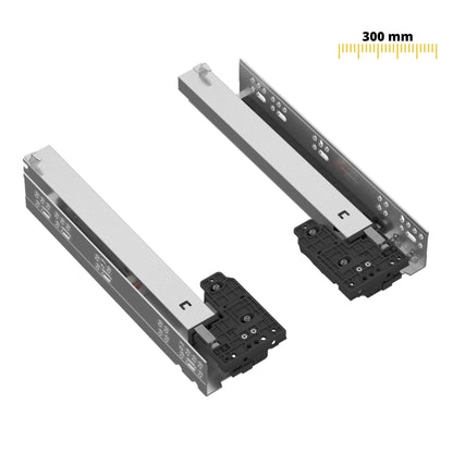 Set of Soft-Close Concealed Undermount Slides, Full Extension