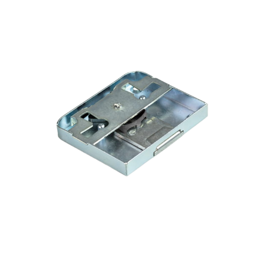 Furniture Lock 49x60 mm - White Galvanised