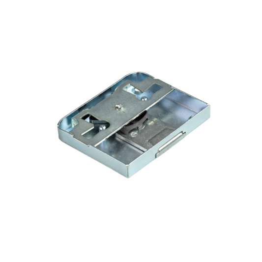 Furniture Lock 49x60 mm - White Galvanised