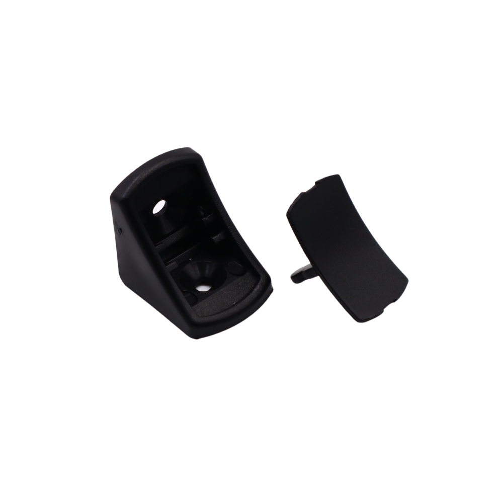 Rounded Plastic Cabinet Connector with Separate Cover