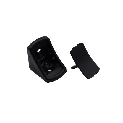 Rounded Plastic Cabinet Connector with Separate Cover
