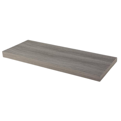 Concealed Floating Shelf - Set of 3 - Grey Oak - 600 mm