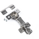 110° Soft-Close Hinge, H0 Mounting Plate with EURO Screws, Overlay Doors