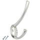 Double Hat & Coat Hook - 108mm - Silver – Furnica