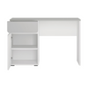 ALBI III - Youth Bedroom Furniture Set - White Matt / Cool Grey Gloss