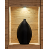 Wall Unit TORONTO - Living Room Furniture Set - Black Matt / Warmia Oak