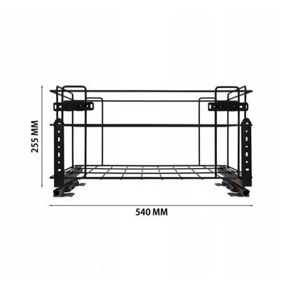 Soft-Close Waste Separation Bin 3x15 l + 1x6 l - 600 mm Cabinet