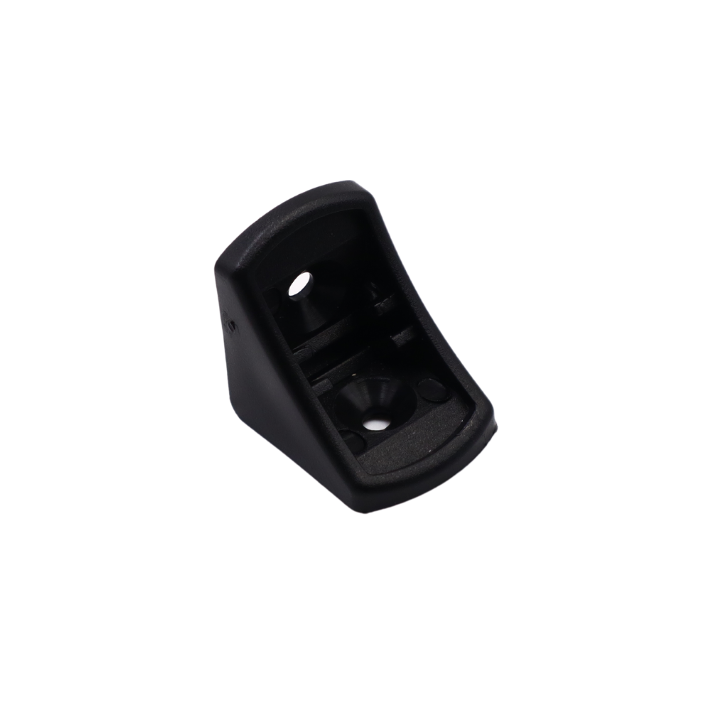 Rounded Plastic Cabinet Connector with Separate Cover