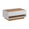 CARLO III - Living Room Furniture Set - White Matt / Wotan Oak