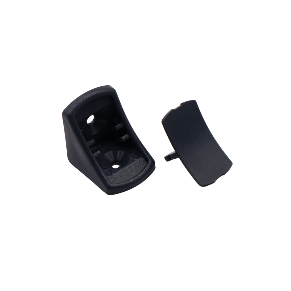 Rounded Plastic Cabinet Connector with Separate Cover