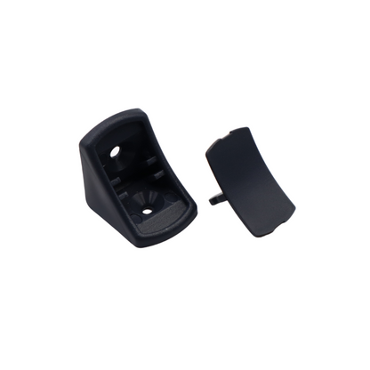 Rounded Plastic Cabinet Connector with Separate Cover