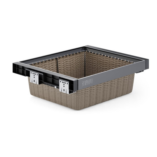 Rattan Basket 600 SYMPHONY - Anthracite