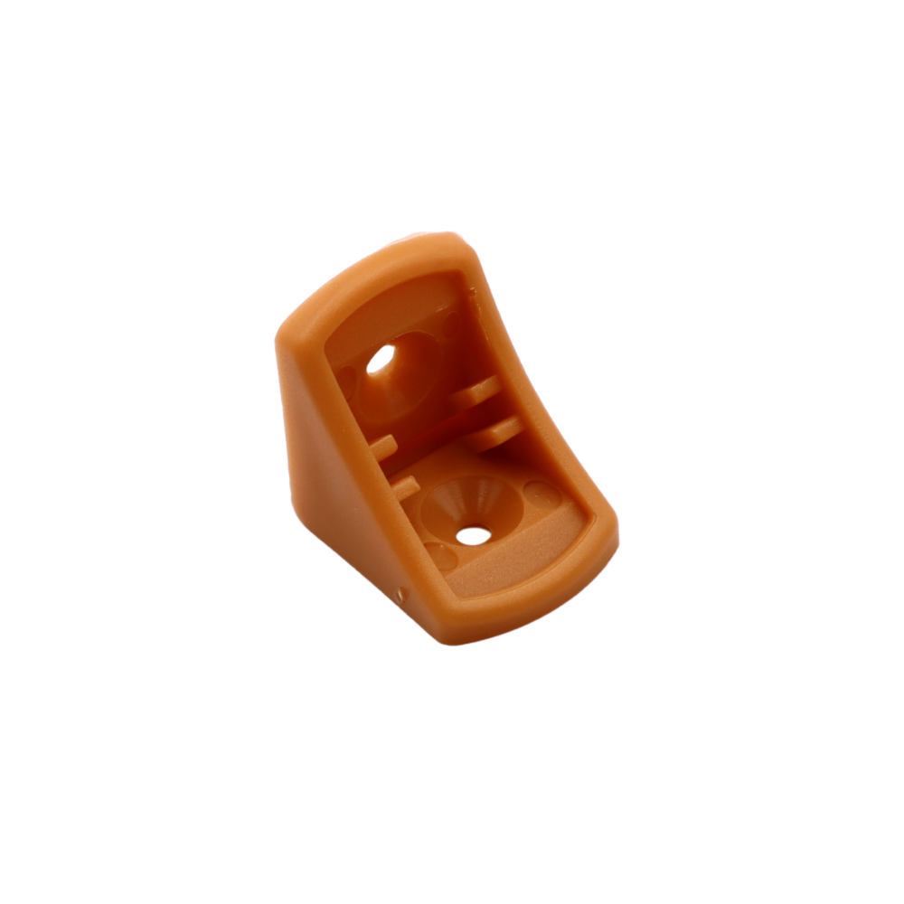 Rounded Plastic Cabinet Connector with Separate Cover