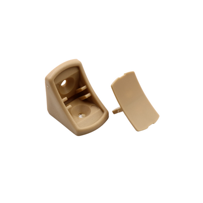 Rounded Plastic Cabinet Connector with Separate Cover