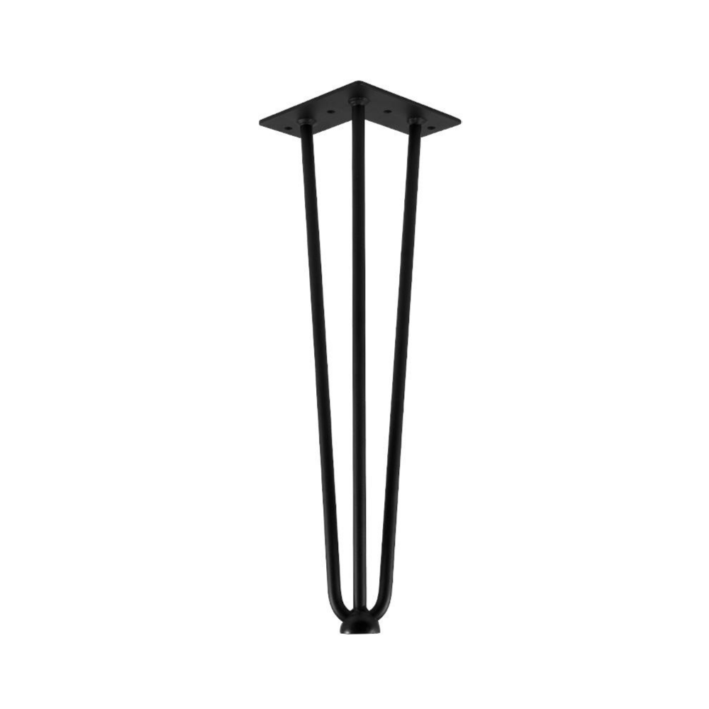 Table Leg 406 mm - Matt Black