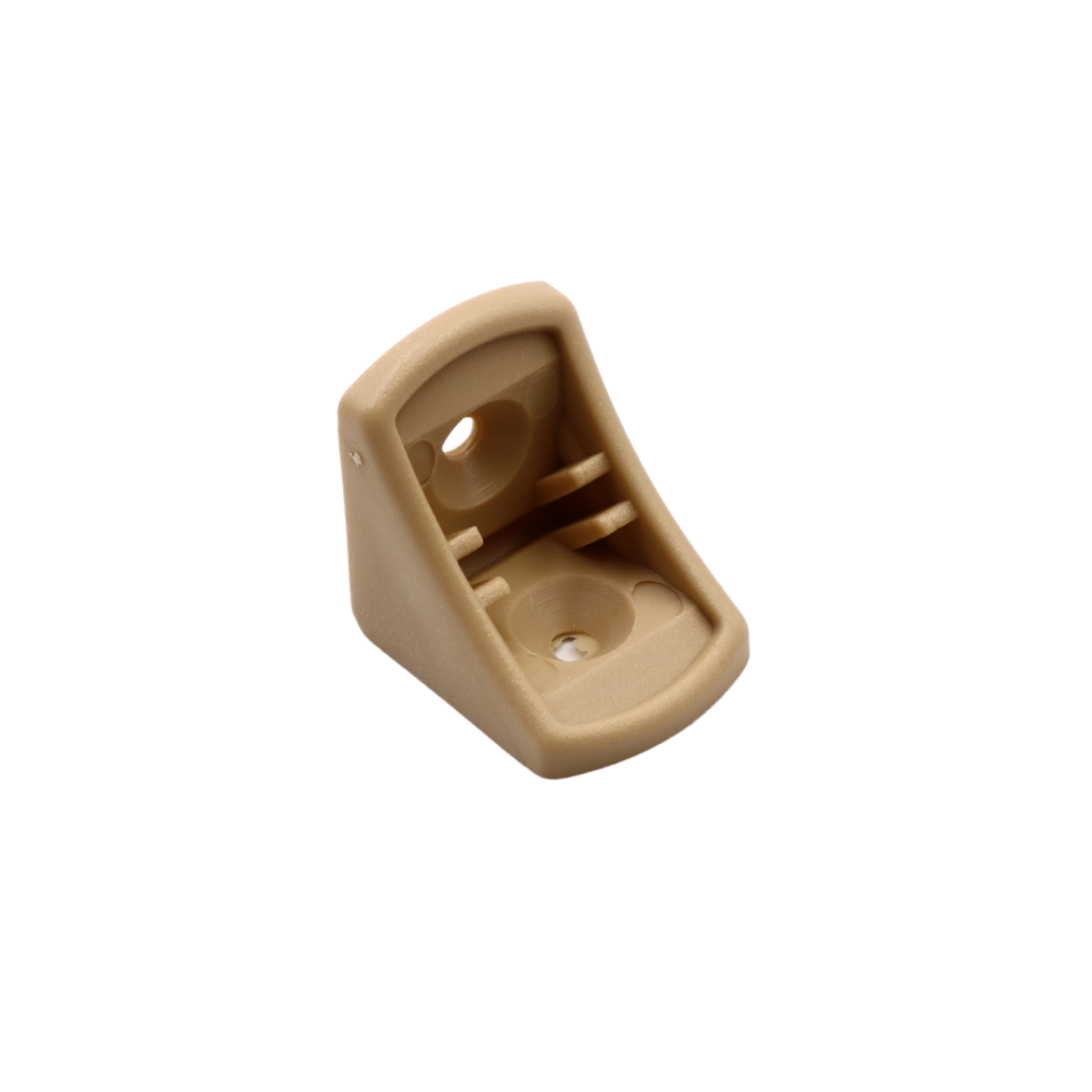 Rounded Plastic Cabinet Connector with Separate Cover