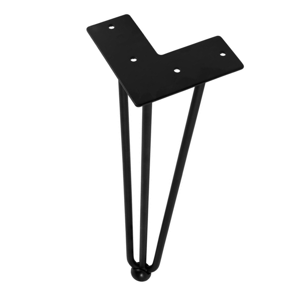 Table Leg 710 mm - Matt Black