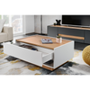 CARLO IV - Living Room Furniture Set - White Matt / Wotan Oak