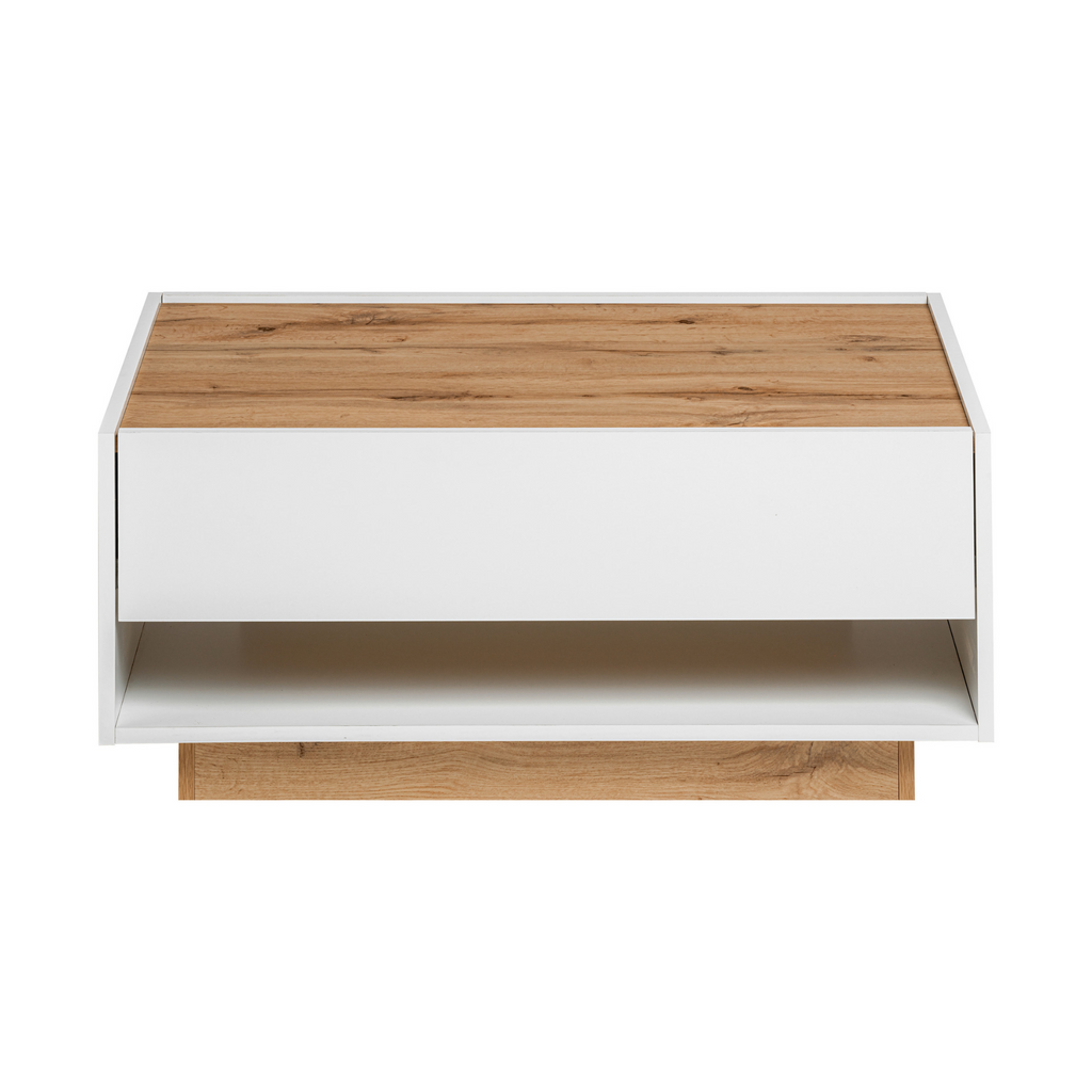 CARLO IV - Living Room Furniture Set - White Matt / Wotan Oak