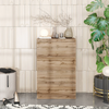 GABRIEL - Chest of 4 Drawers - Bedroom Dresser Storage Cabinet Sideboard - Wotan Oak H92cm W60cm D33cm