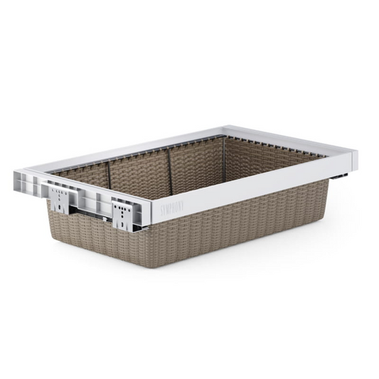 Rattan Basket 800 SYMPHONY - White
