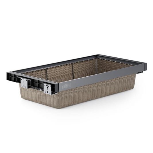 Rattan Basket 900 SYMPHONY - Anthracite