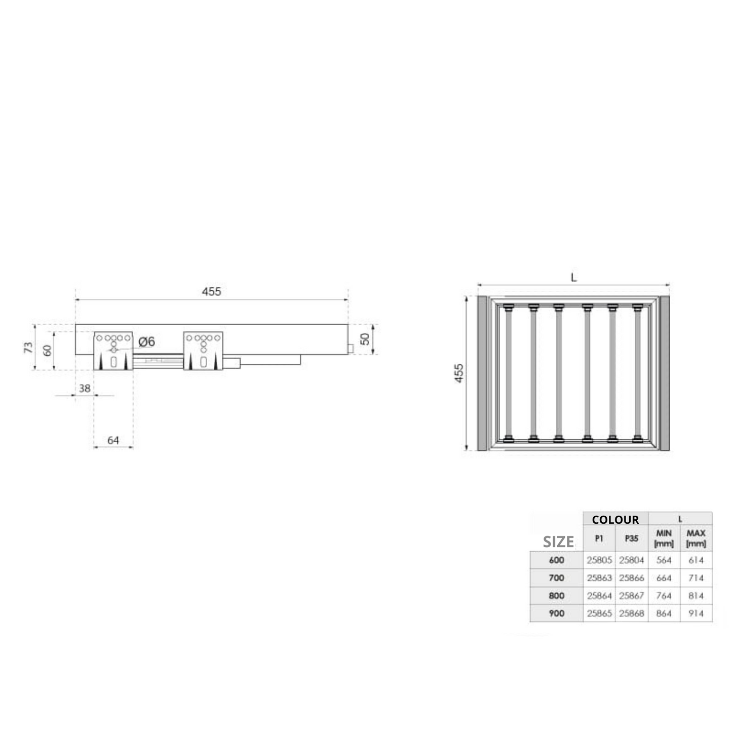 Trouser Hanger 900 SYMPHONY - White