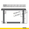 Soft-Close Concealed Undermount Drawer Runners ECO - 500mm