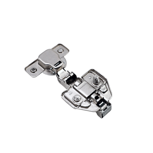 3D Push-to-Open Springless Hinge with H0 Clip-On Plate - Corner Application