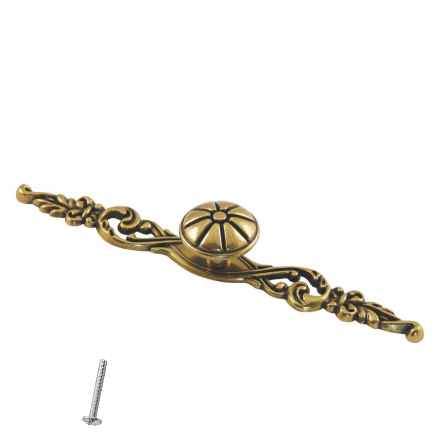 Vintage Cabinet Knob - Ø25mm - Antique Brass – Furnica