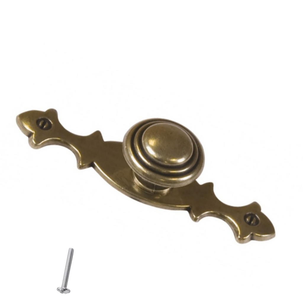 Vintage Cabinet Knob - Ø29mm - Antique Brass