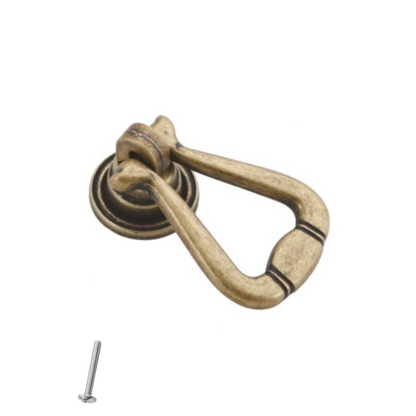 Vintage Cabinet Knob - Ø22mm - Antique Brass – Furnica