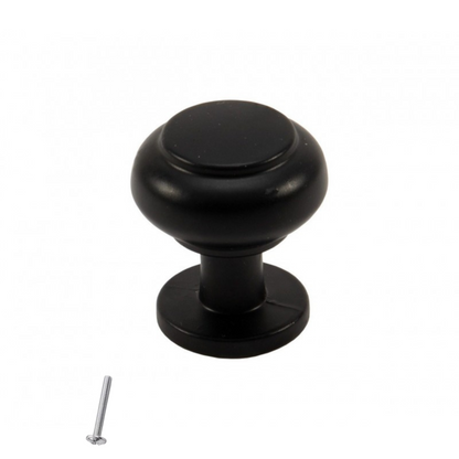 Vintage Cabinet Knob - Ø28mm - Black – Furnica