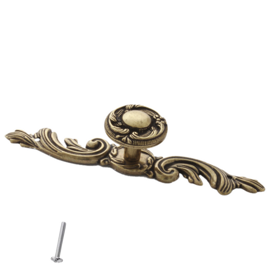 Vintage Cabinet Knob - Ø30mm - Antique Brass