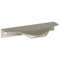Edge Grip Round Profile Handle 160mm (180mm total length) - Brushed Steel