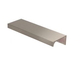 Edge Grip Round Profile Handle 320mm (340mm total length) - Brushed Steel