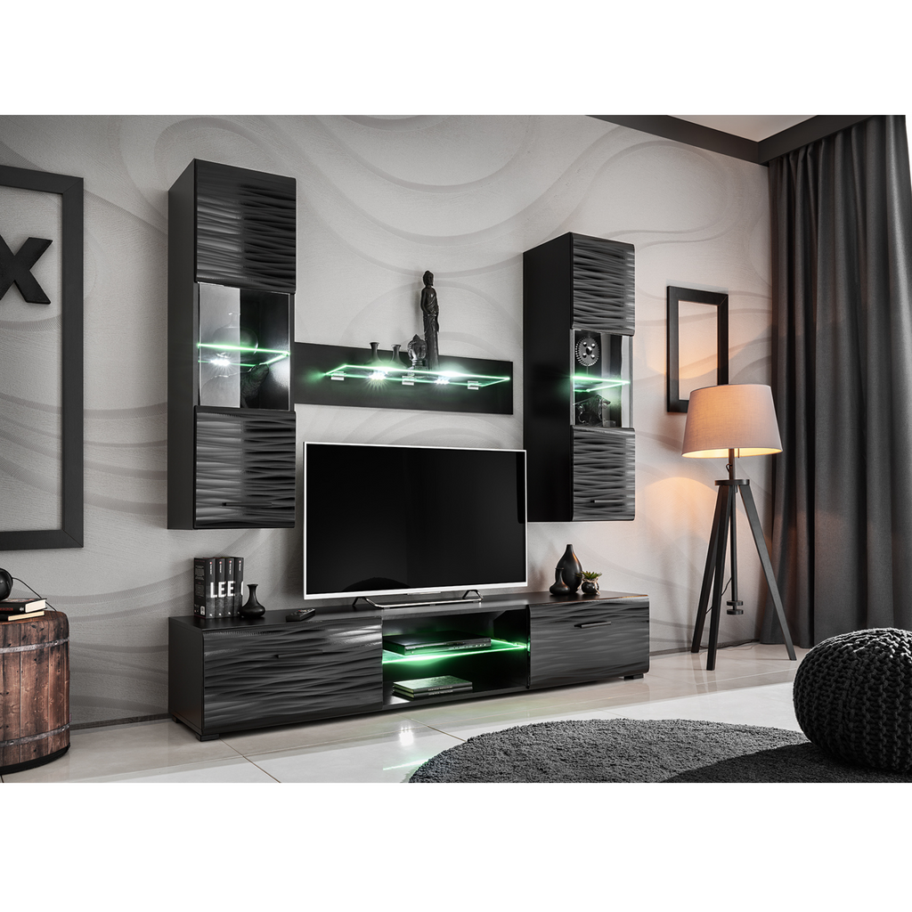 Black living room furniture cheap deals