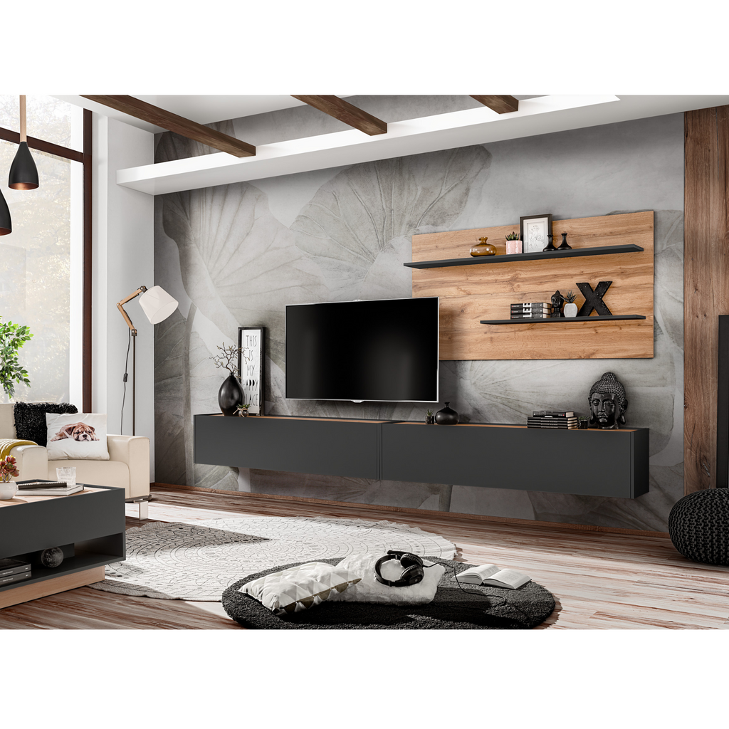 Grey and oak living room furniture deals