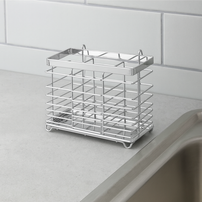 Cutlery Holder - Chrome