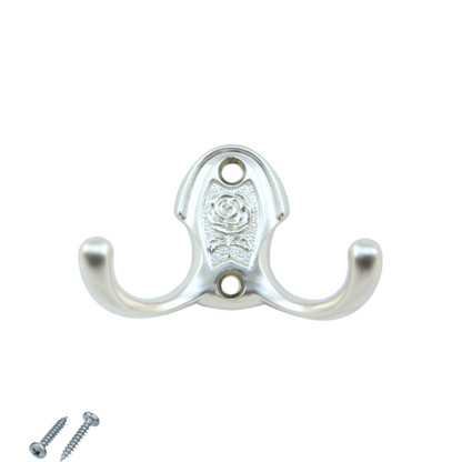 Double Robe Hook - 46mm - Chrome – Furnica